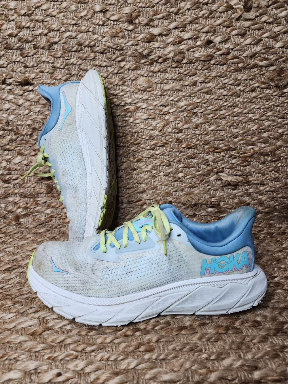 Hoka One One Arahi 7 Running Blue Illusion Dusk 1147851-ISK Gym Size 10 B
